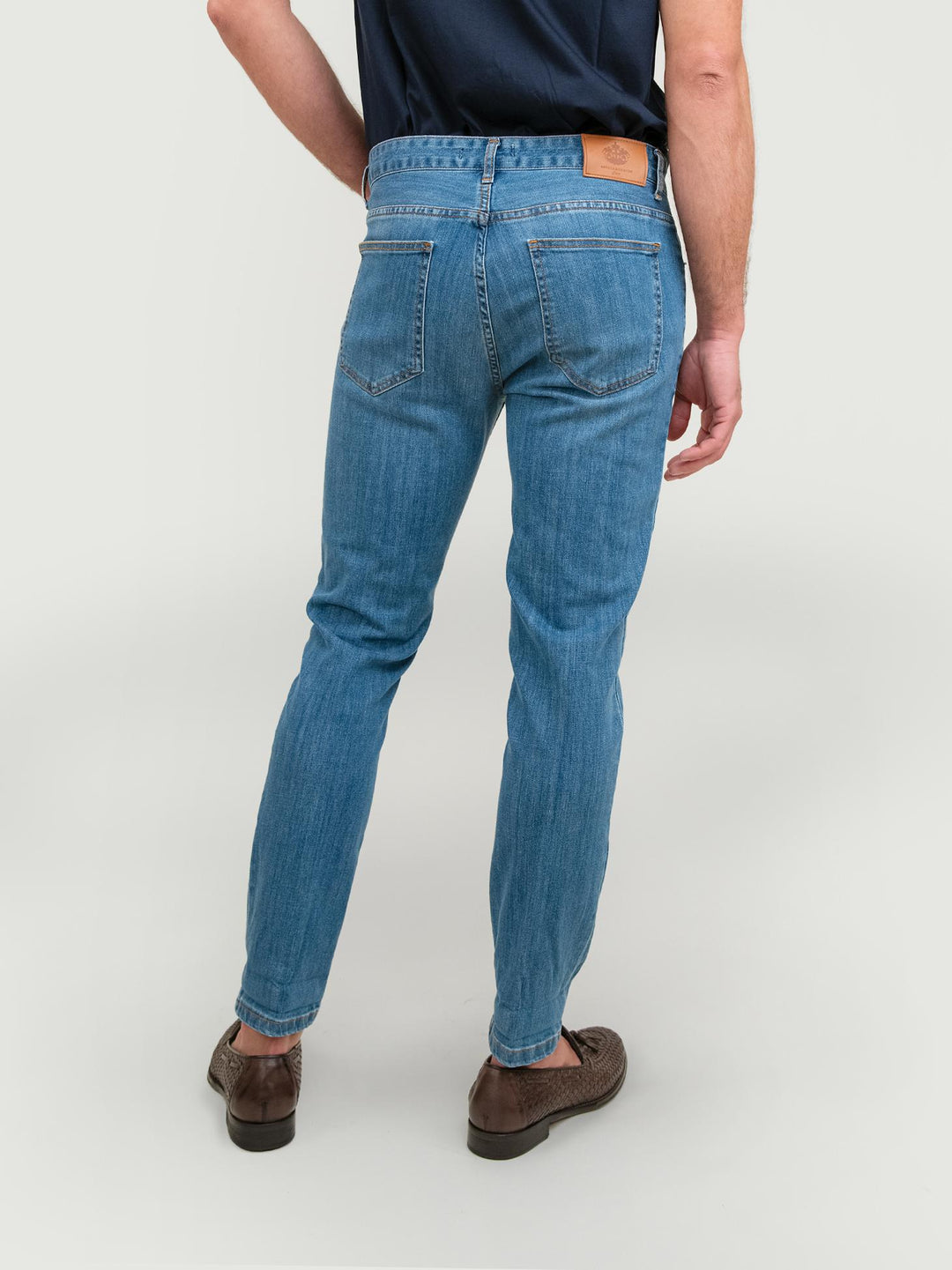 JEANS LAVAGGIO CLASSIC REGULAR FIT 7607CAR DENIM ANDREA MORANDO 