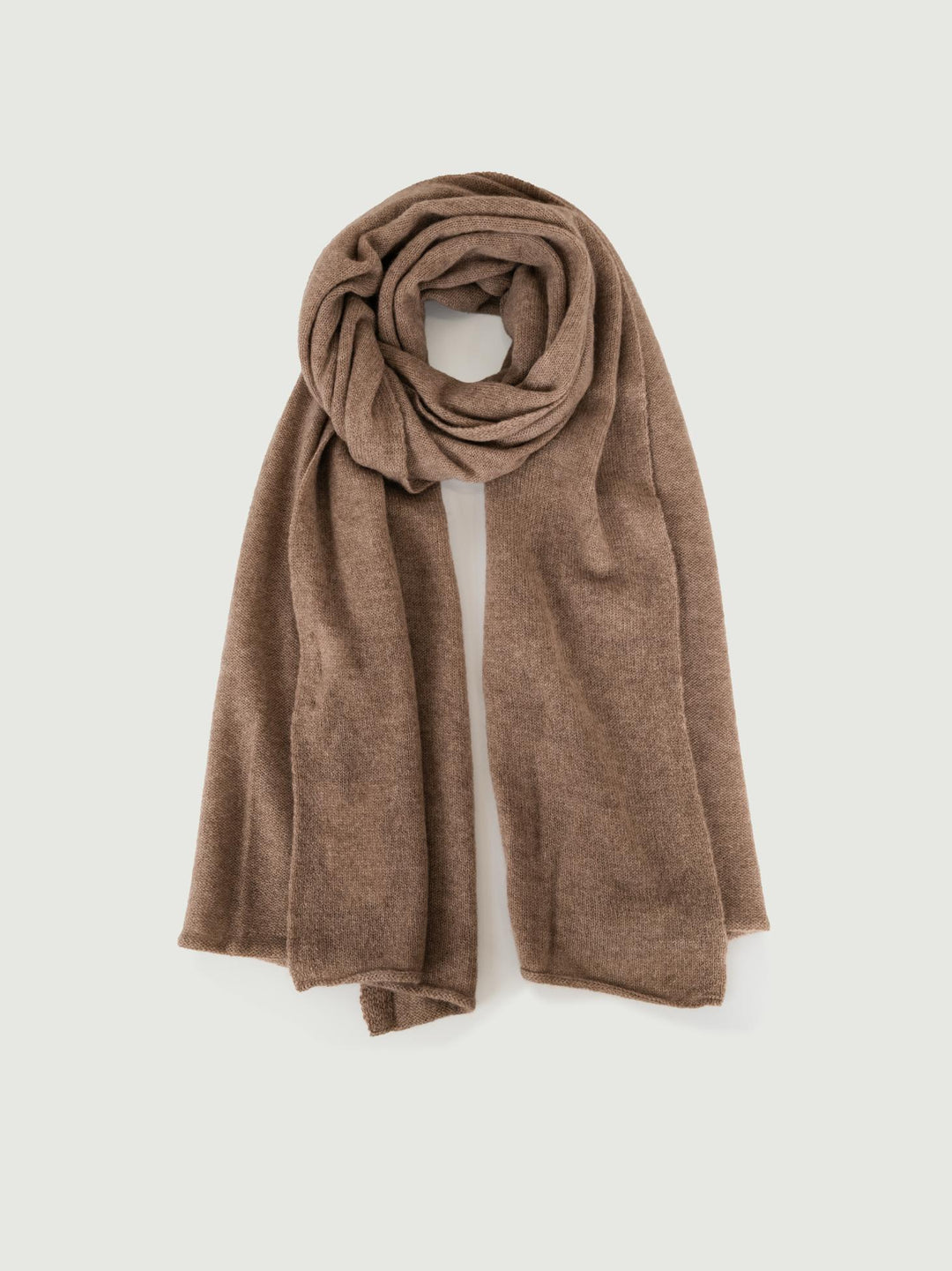 SCIARPA TAUPE IN CASHMERE 0102 BROWN ANDREA MORANDO 