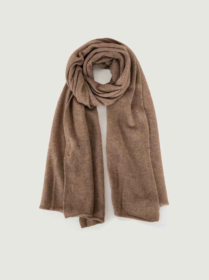 SCIARPA TAUPE IN CASHMERE 0102 BROWN ANDREA MORANDO 