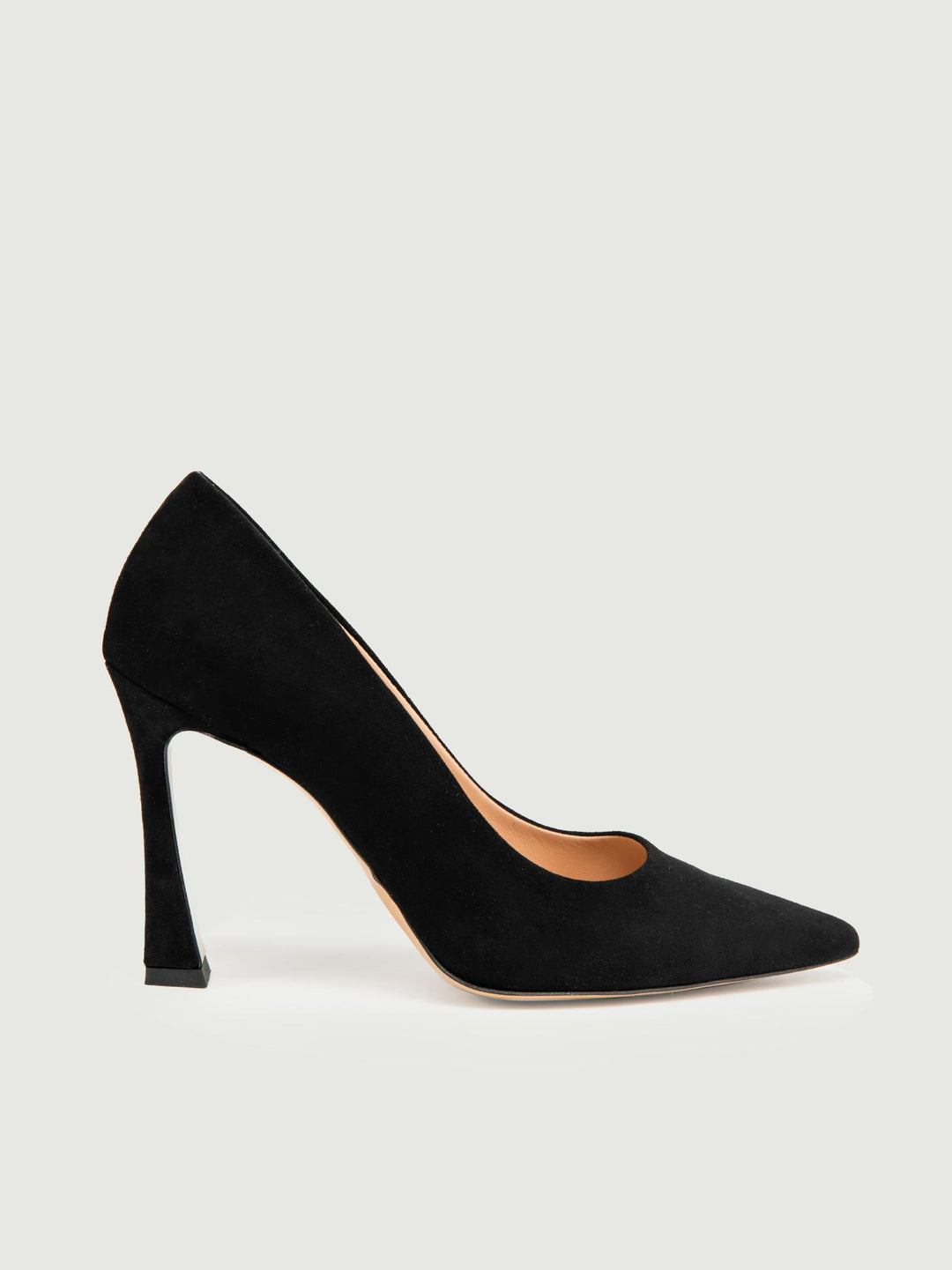 DÉCOLLETÉ IN PELLE SCAMOSCIATA NERA R1533563554 NERO ANDREA MORANDO 