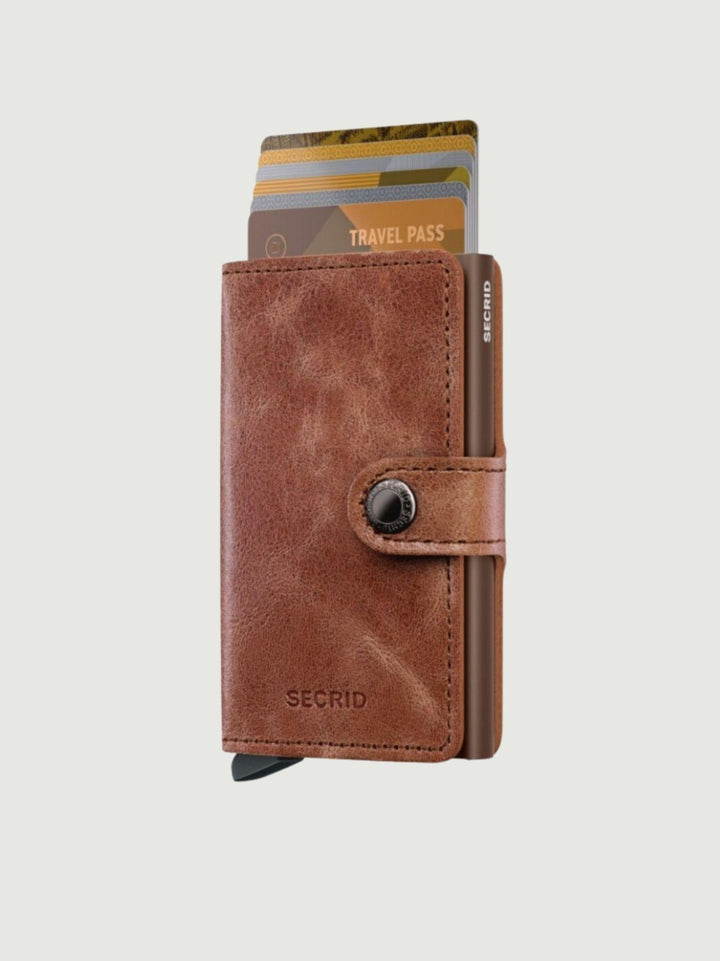 MINIWALLET VINTAGE COGNAC BROWN MV COGNAC/BROWN SECRID 