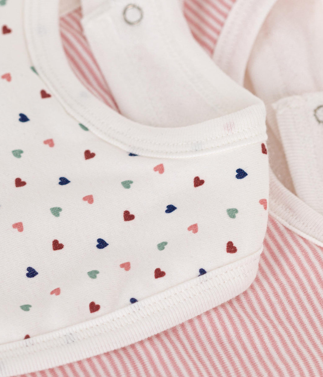CONFEZIONE DA DUE BAVAGLINI BEBÈ A09SG 01 PETIT BATEAU 