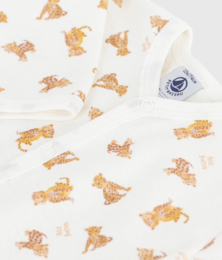 Pigiama senza piedini in cotone stampato neonato A0E6A 03 PETIT BATEAU 
