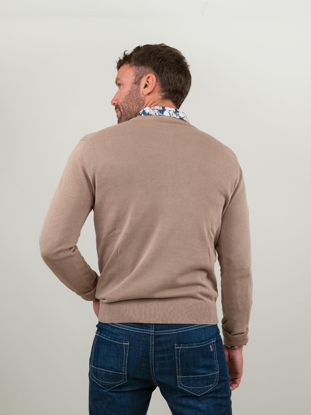 PARICOLLO IN COTONE BEIGE 3850900 606 ANDREA MORANDO 