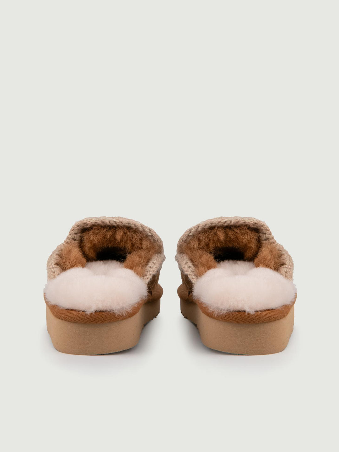 Pantofola Mou in pelle di montone Cognac FW10112 COG MOU 