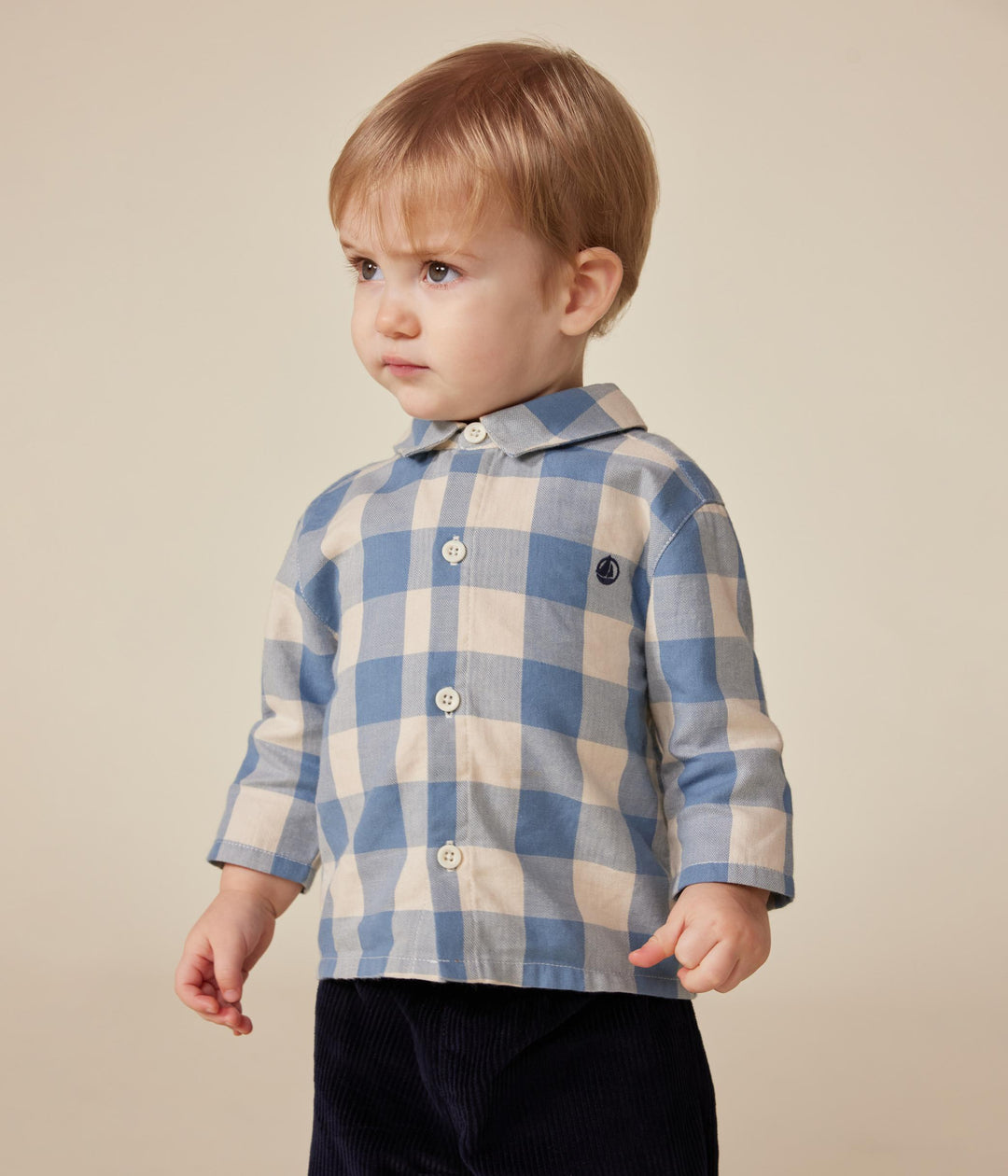 Camicia in flanella a quadri A0B4A 01 PETIT BATEAU 