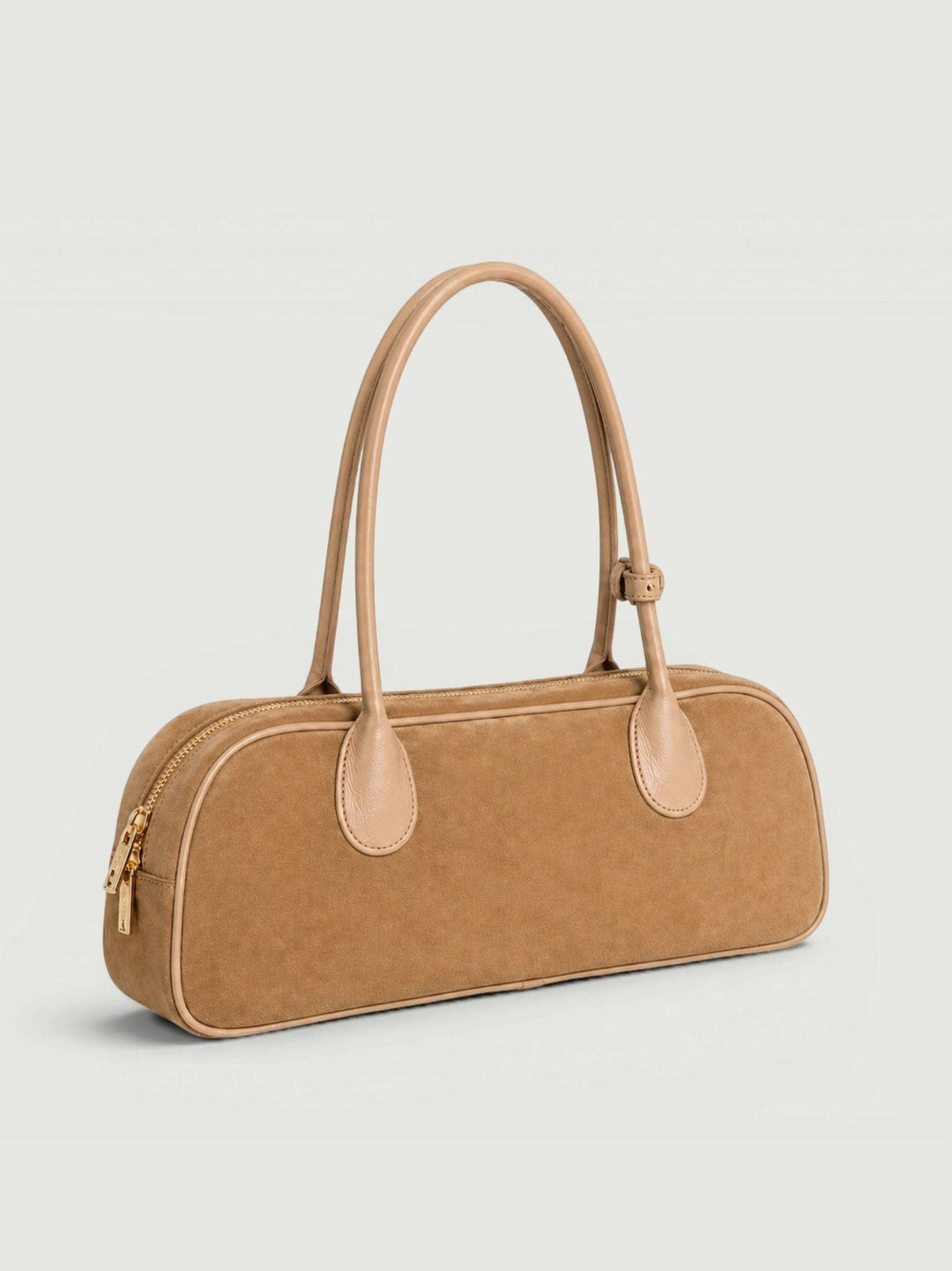 Borsa a spalla Doxie in pelle scamosciata beige DOXIE BEIGE BIMOR 