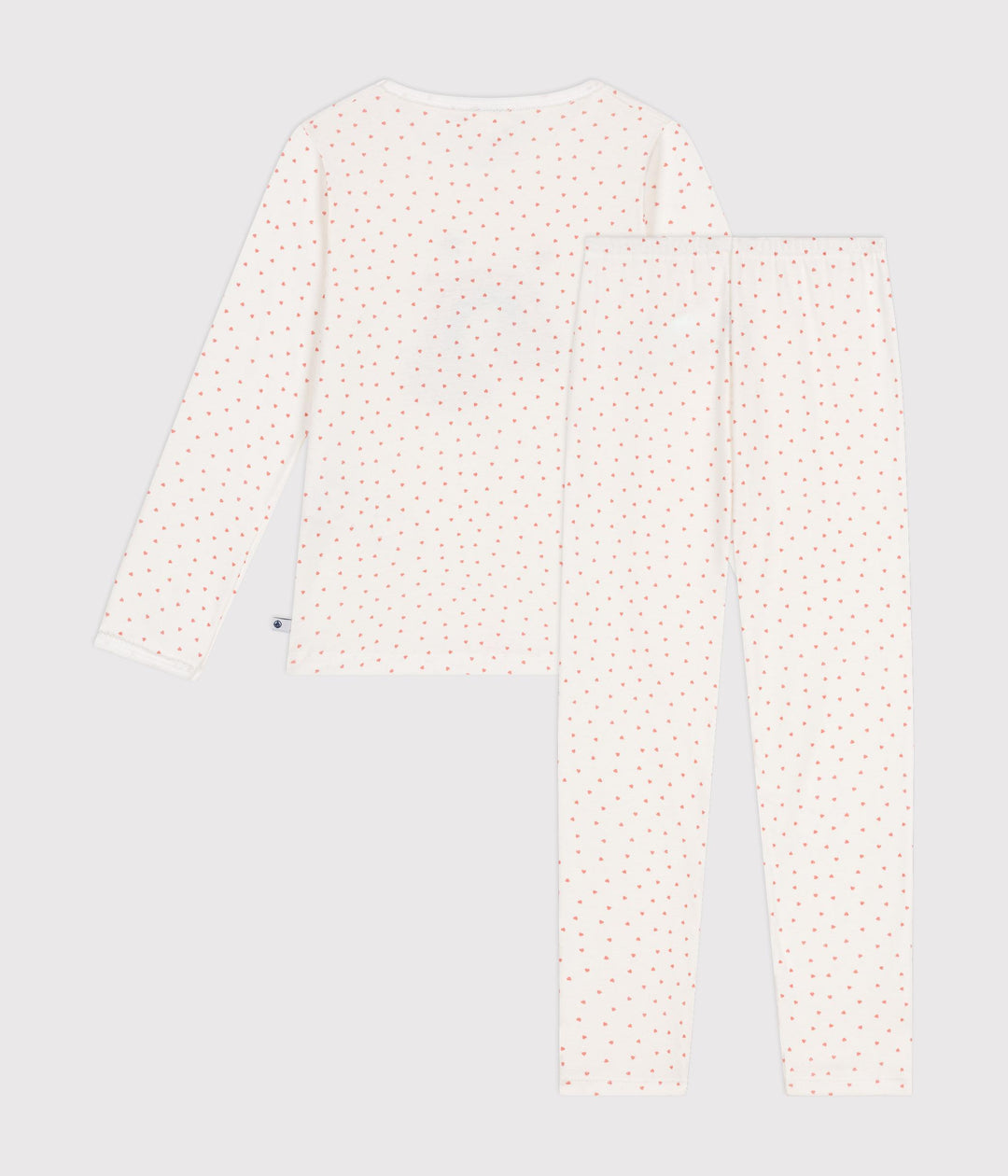 Pigiama in cotone con arcobaleno e cuoricini A0B86 01 PETIT BATEAU 