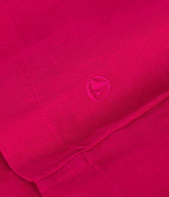 ABITO ROSA SENZA MANICHE IN LINO A09SB 01 PETIT BATEAU 