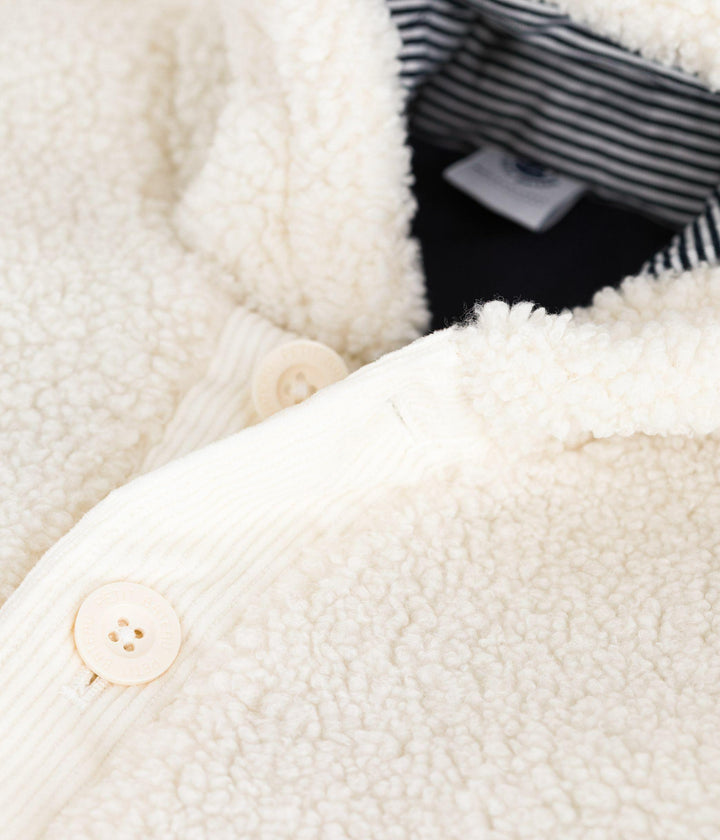 CAPPOTTO IN SHERPA IMBOTTITO CON CAPPUCCIO A0DU7 01 PETIT BATEAU 