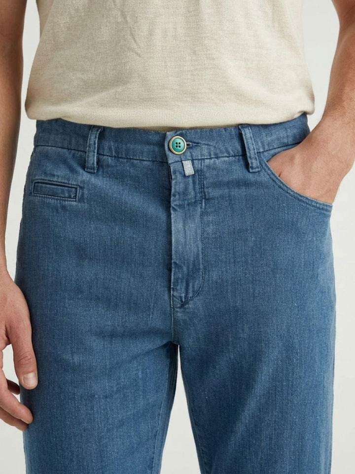 Jeans in punto Milano lavaggio scuro P-JAK 02 ANDREA MORANDO 