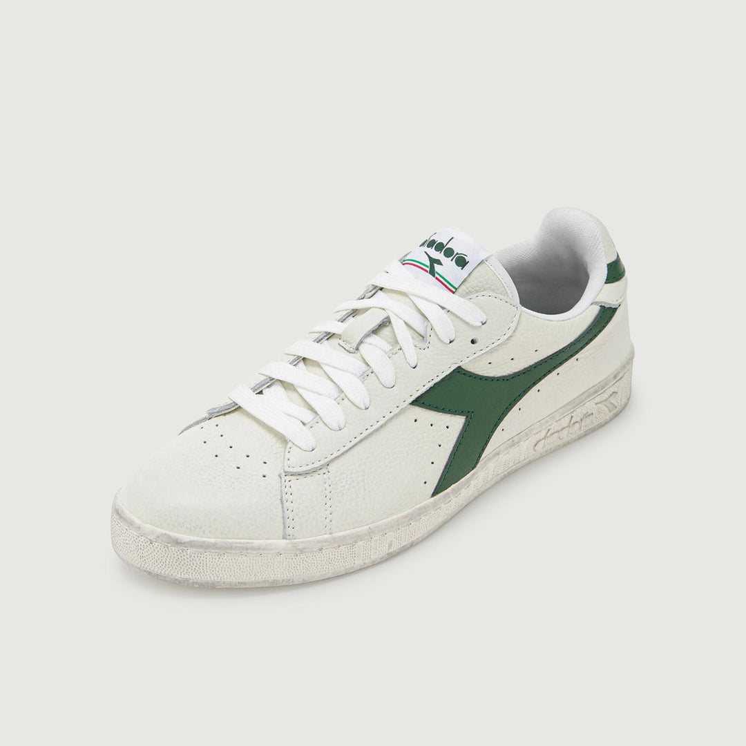 SNEAKERS GAME L LOW WAXED BIANCO VERDE