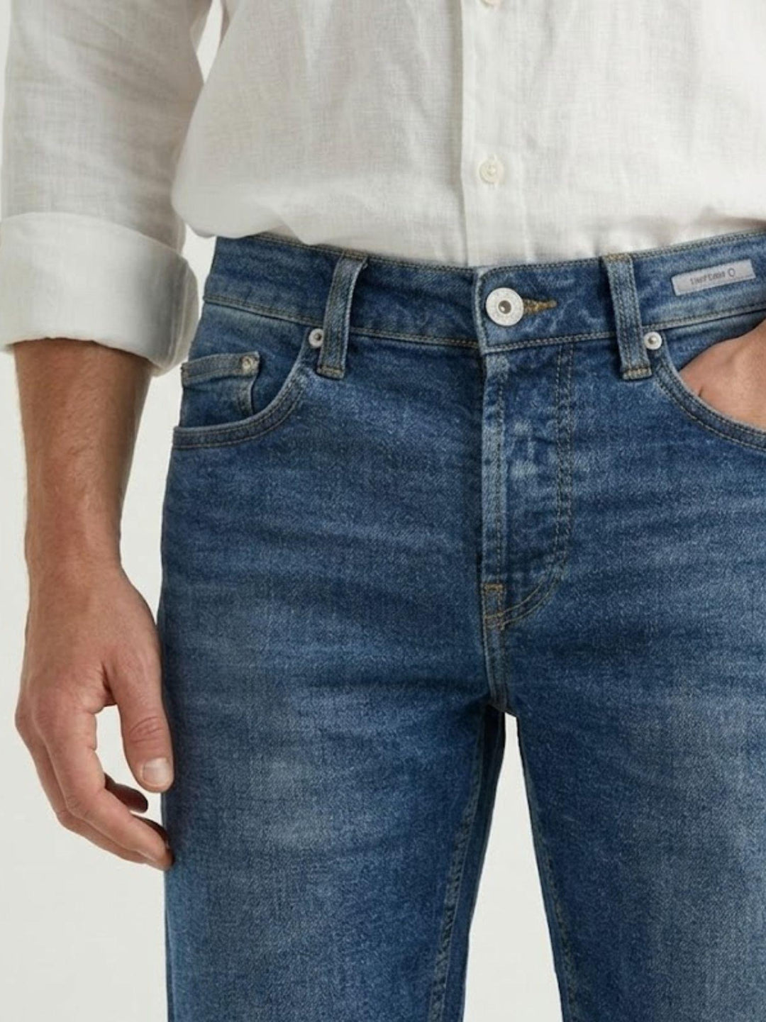 Jeans shorts sunny in cotone lavaggio medio SUNNY020 B2 UNIFORM 