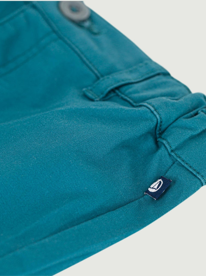 Shorts in serge tinta unita neonato
