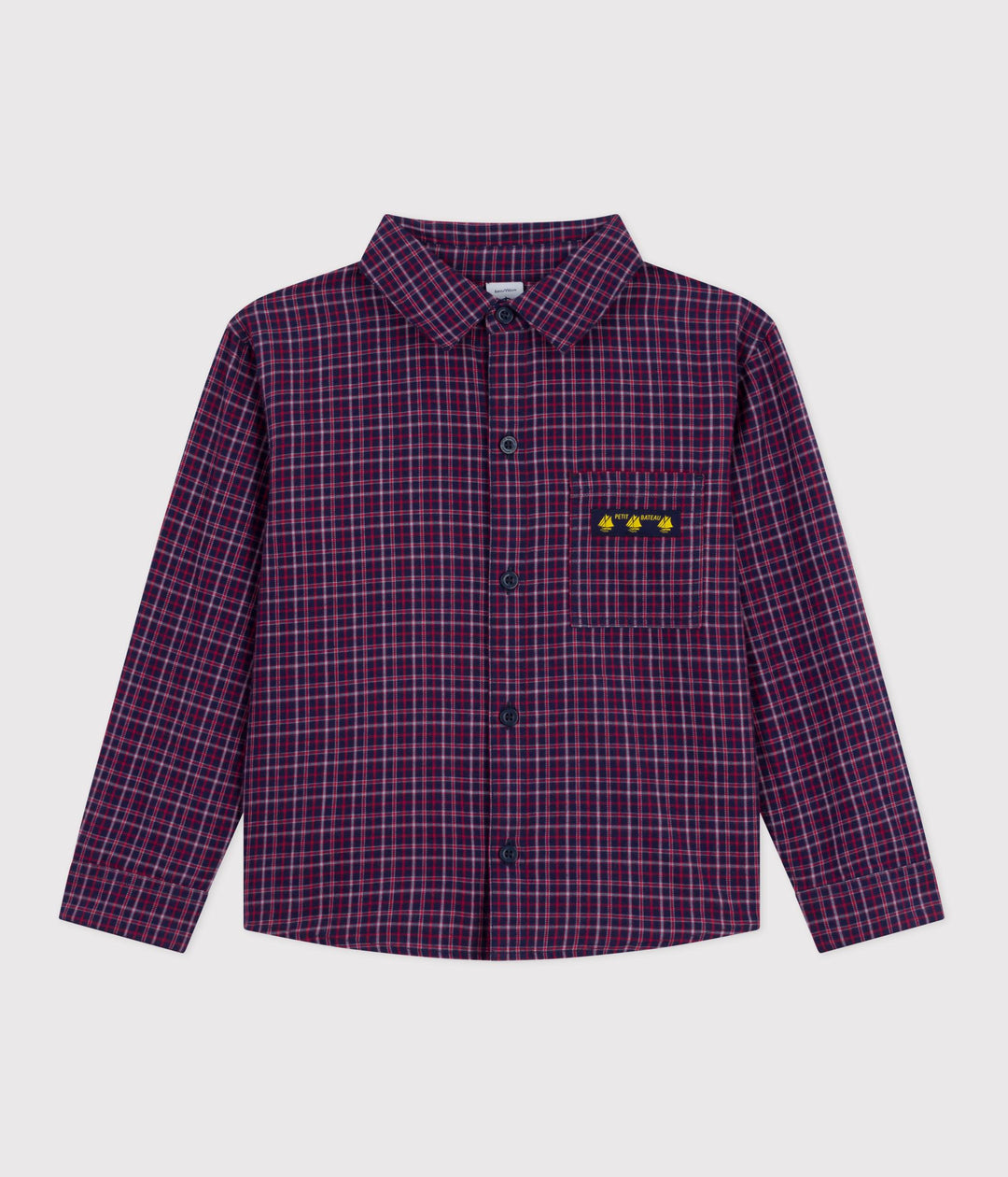 Camicia in flanella a quadri bambino A0EGF 02 PETIT BATEAU 