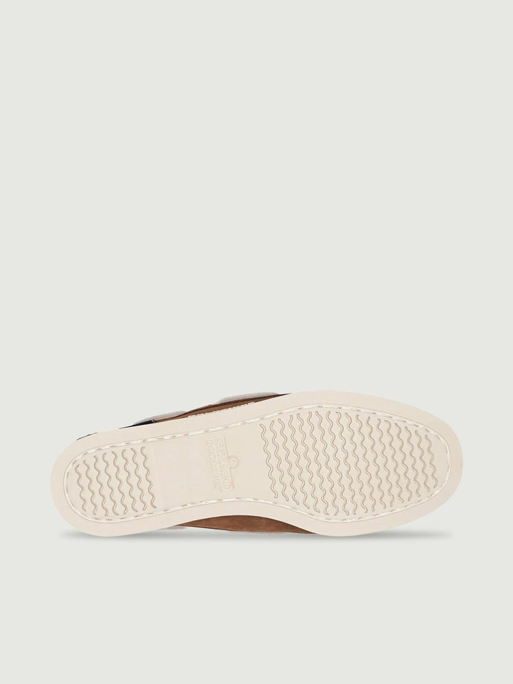 Mocassino Docksides Portland in nabuck marrone 74121SW ACO SEBAGO 