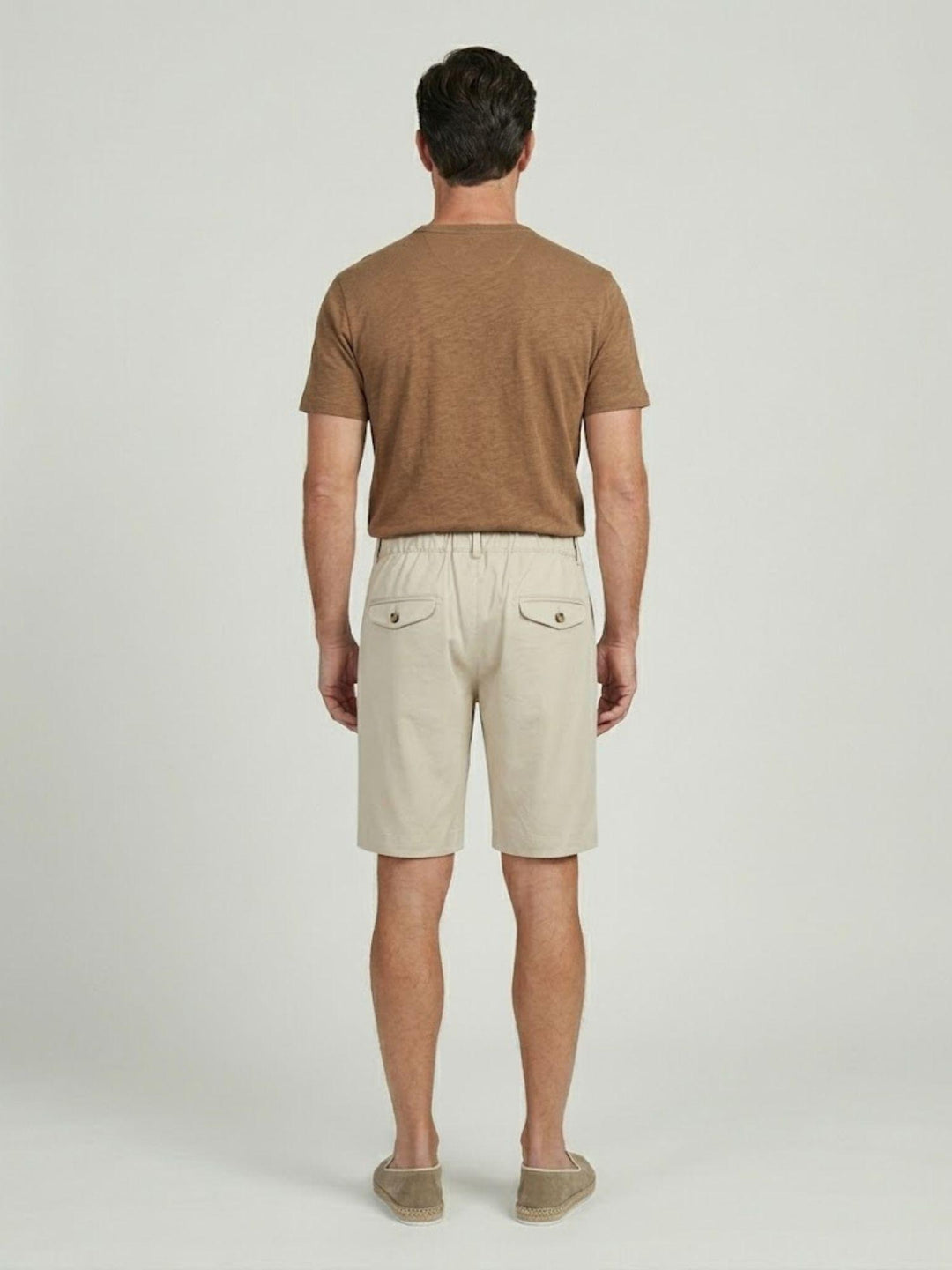 Bermuda in tessuto tecnico stretch beige BU26S47BEPA1423TECH 110 ANDREA MORANDO 