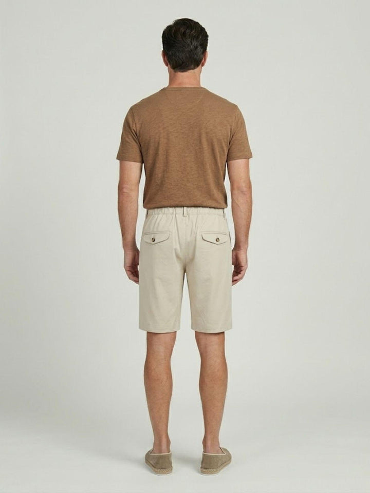 Bermuda in tessuto tecnico stretch beige BU26S47BEPA1423TECH 110 ANDREA MORANDO 