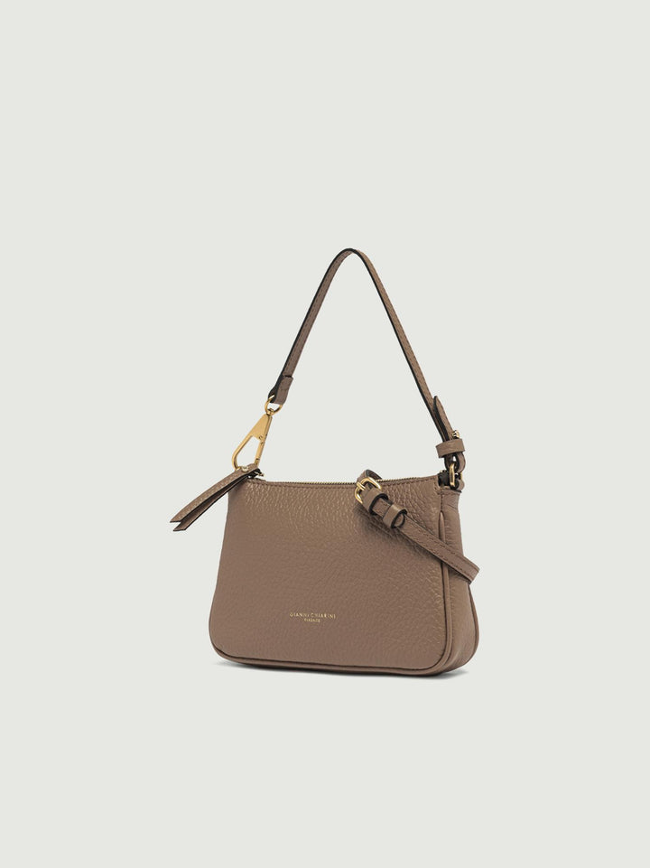 Borsa a spalla Brooke in pelle tortora 8750 TKL 2077 GIANNI CHIARINI 