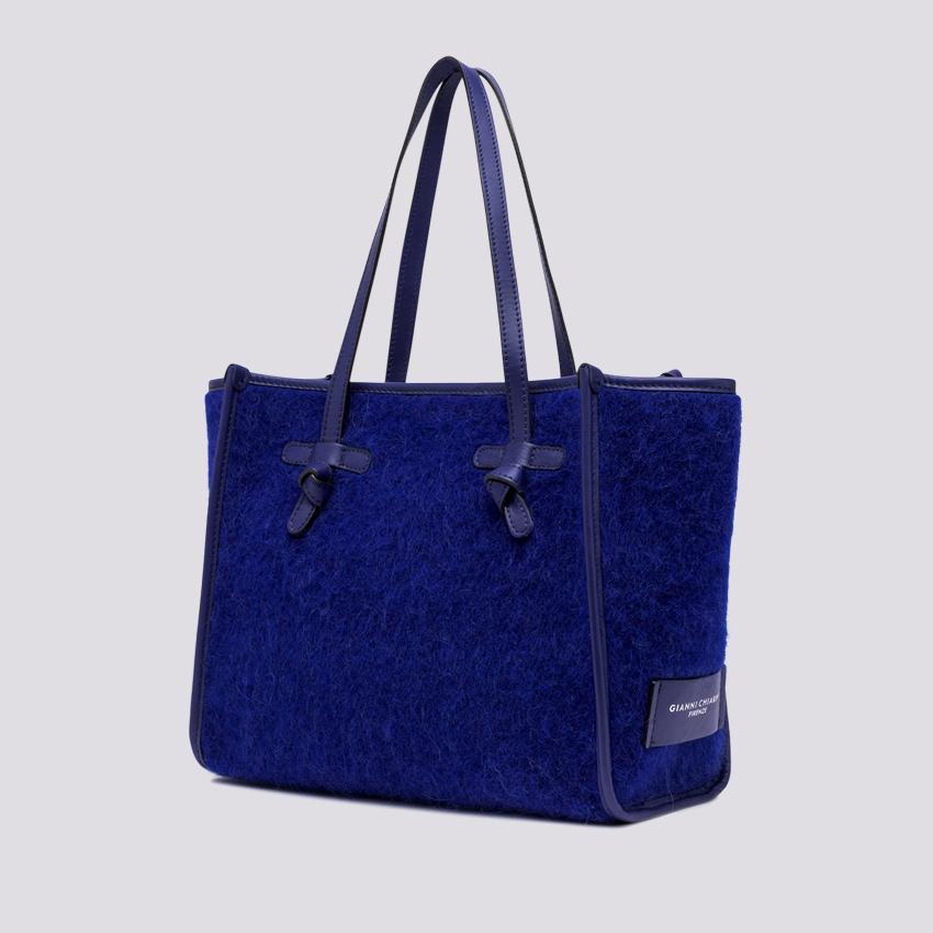 Borsa a spalla Marcella Furry Bluette BS 6849/23AI FURRY 075 GIANNI CHIARINI 