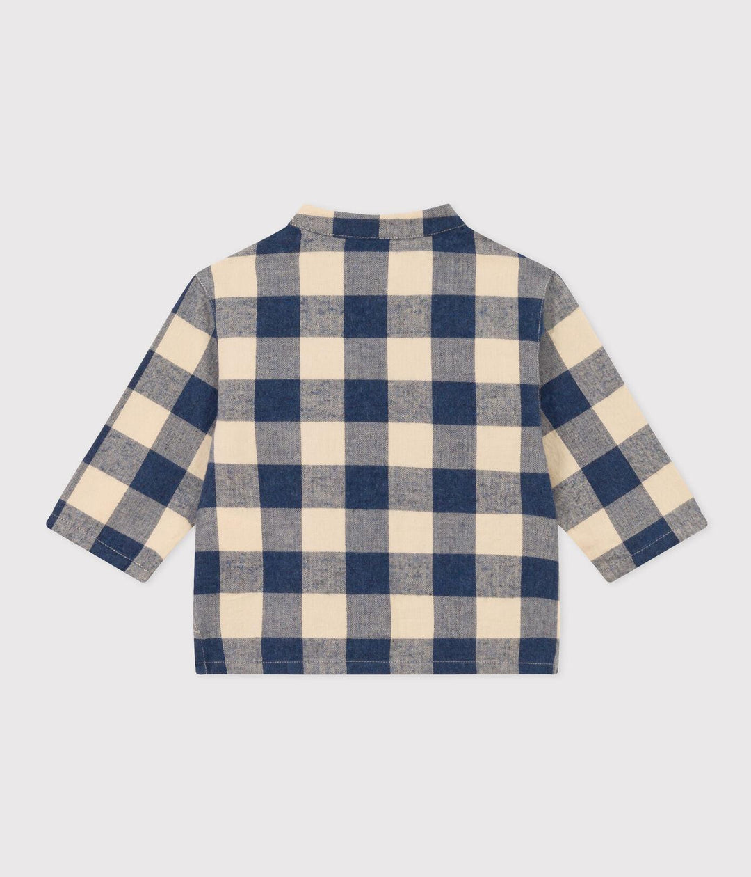 CAMICIA DI FLANELLA A SCACCHI A08Q4 01 PETIT BATEAU 