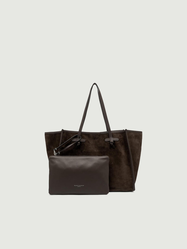 SHOPPING MARCELLA IN CAMOSCIO TESTA DI MORO BS 8990 CM-PL 21072107 GIANNI CHIARINI 
