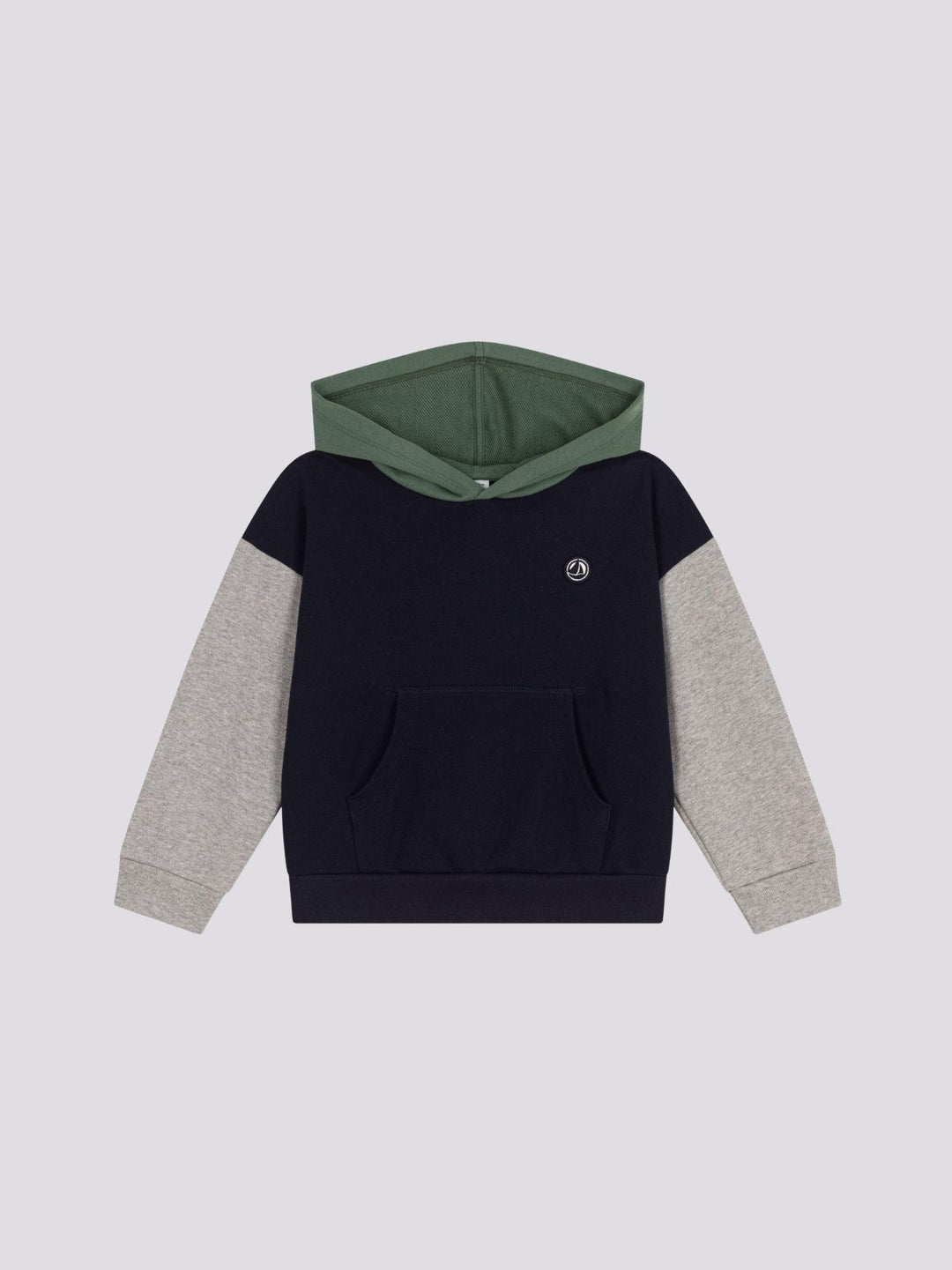 FELPA BAMBINO CON CAPPUCCIO IN MOLLETON A0A1J 01 PETIT BATEAU 