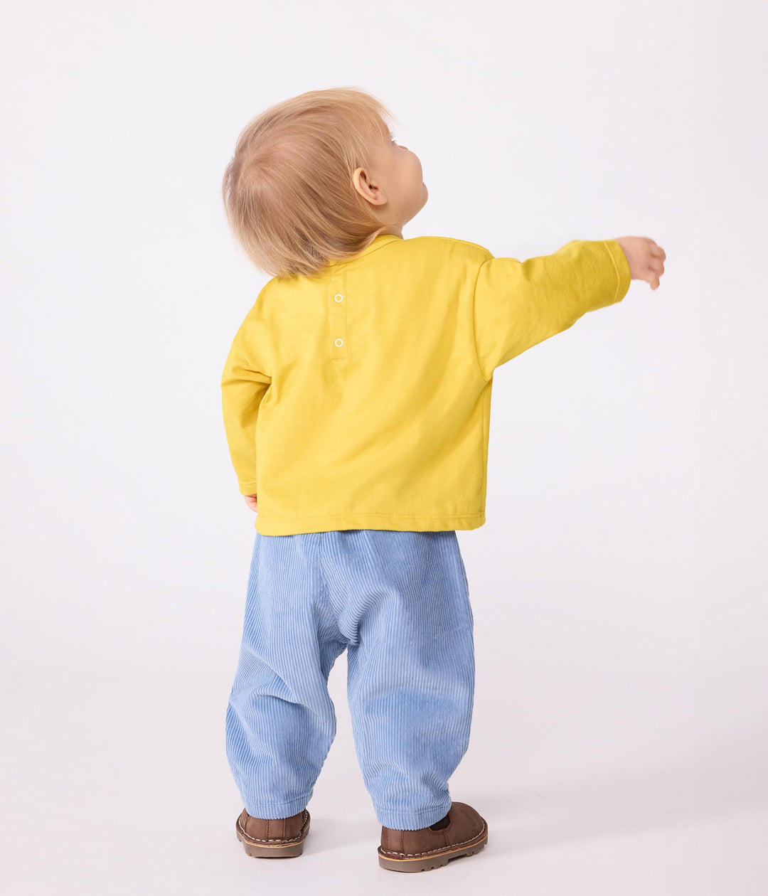 Maglietta a maniche lunghe con logo A0EDV 07 PETIT BATEAU 