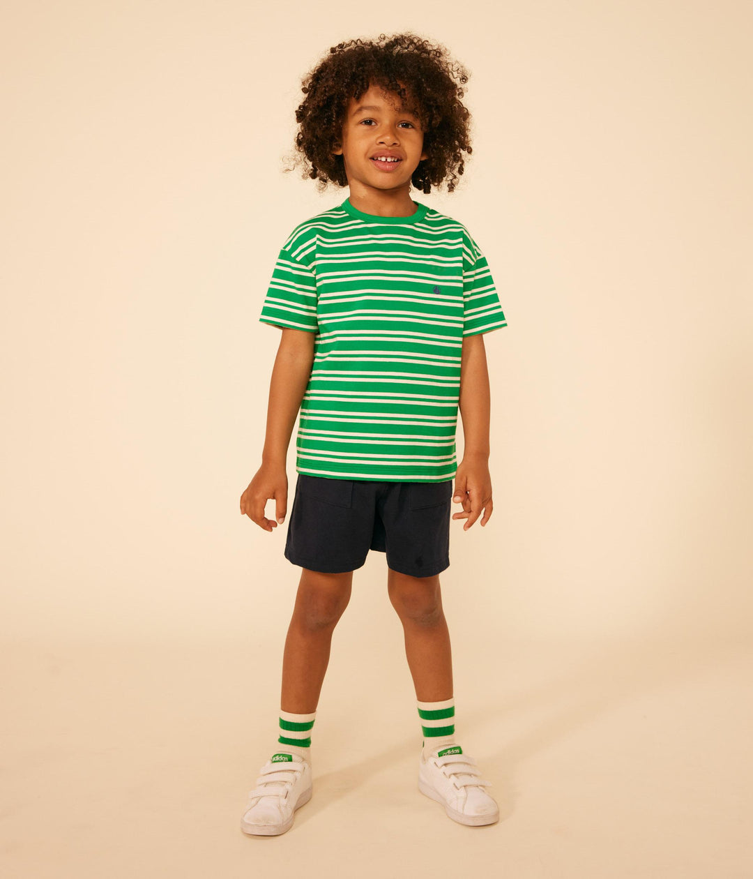 SHORTS BLU IN COTONE A09SN 01 PETIT BATEAU 