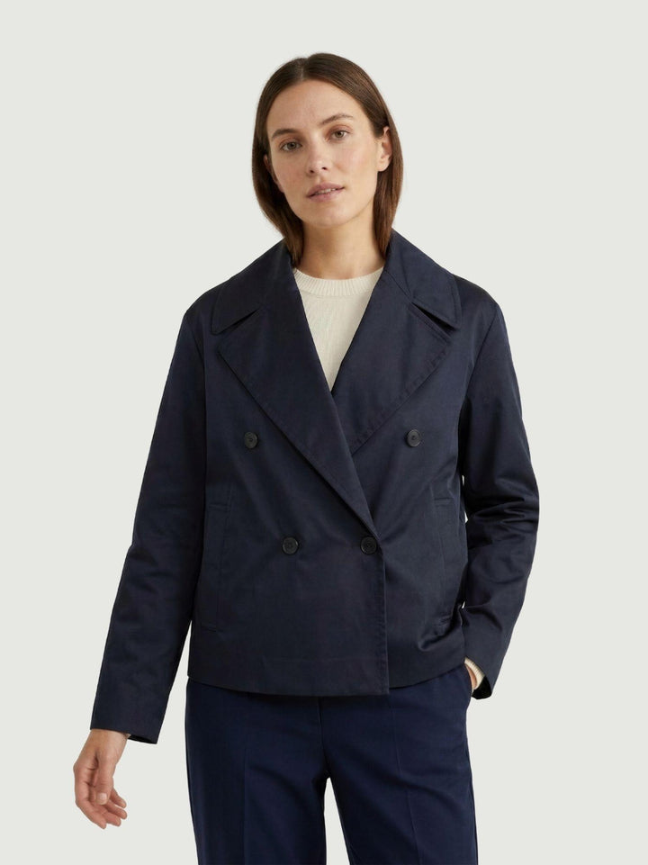 Peacoat corto doppiopetto navy 4595 2258 ANDREA MORANDO 