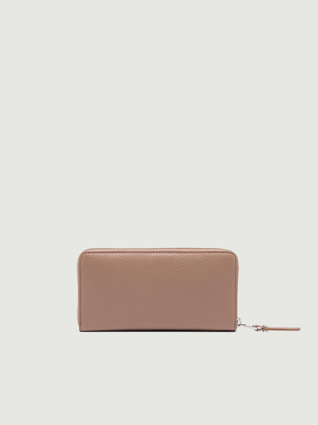 Portafoglio in pelle martellata beige con chiusura zip 5042 GRN 2077 GIANNI CHIARINI 
