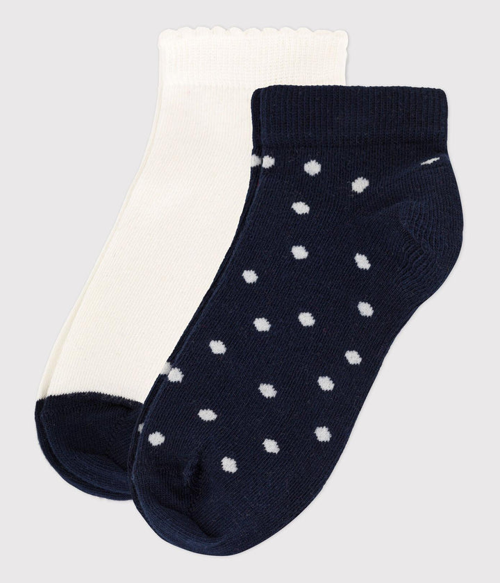 CONFEZIONE DA 2 PAIA DI CALZINI BAMBINA A08V7 02 PETIT BATEAU 