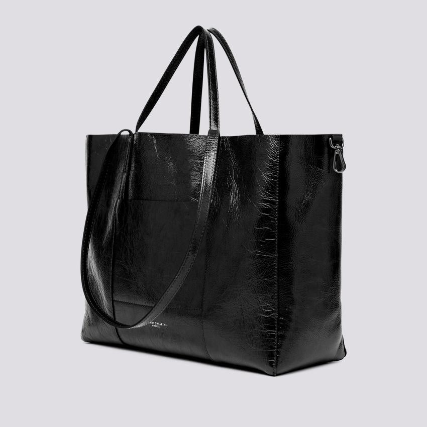 Borsa Super Light in Naplack nero BS 10336 NPK 001 GIANNI CHIARINI 