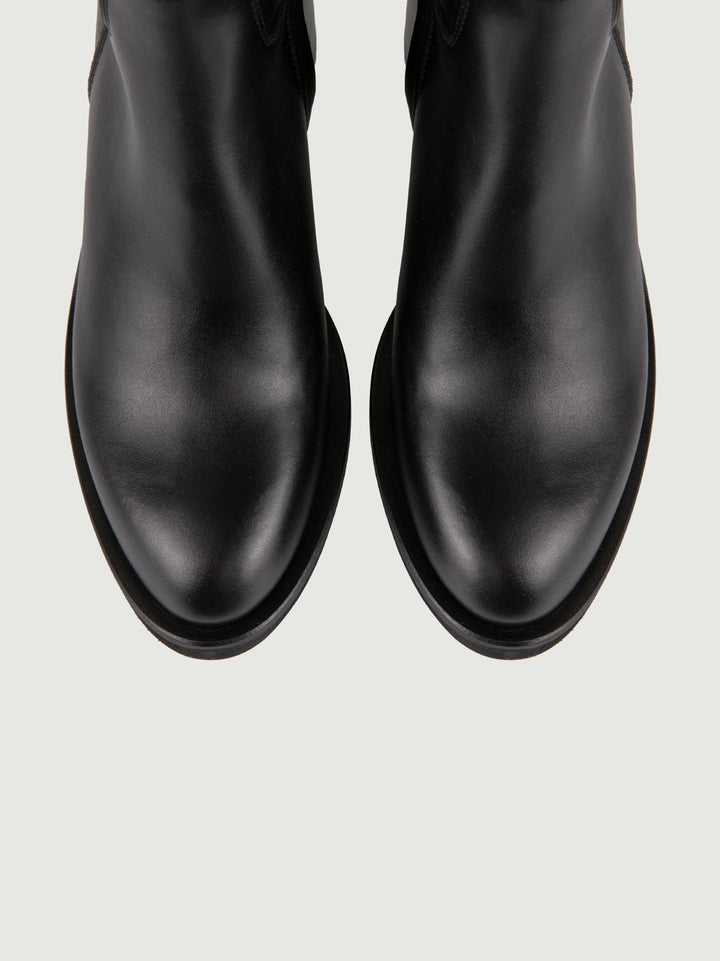 STIVALE IN PELLE NERA