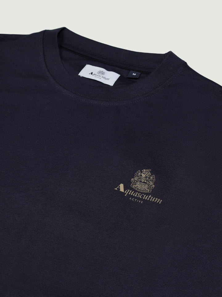 Felpa girocollo blu navy