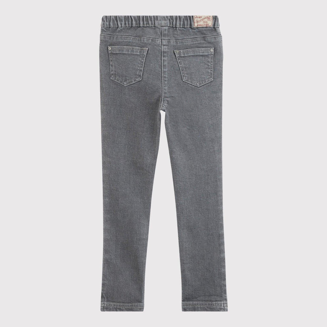 PANTALONI SLIM IN DENIM BAMBINA A03LD 02 PETIT BATEAU 