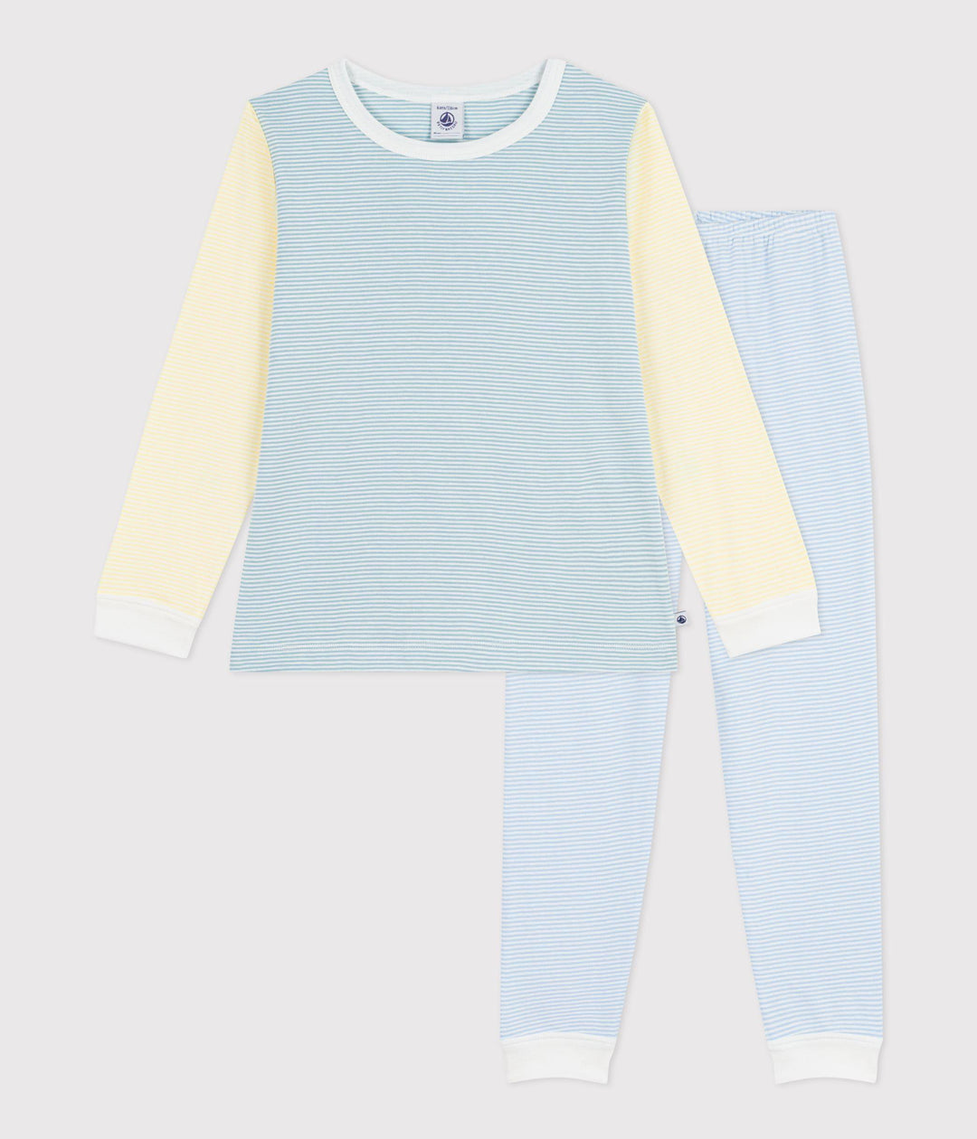 Pigiama millerighe color block A0F8W 01 PETIT BATEAU 
