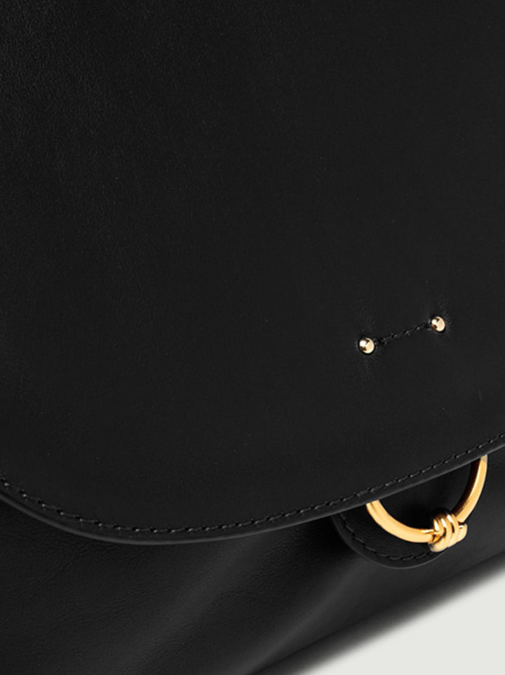 BORSA MARLENE IN PELLE NERA 10921 PNG 001 GIANNI CHIARINI 