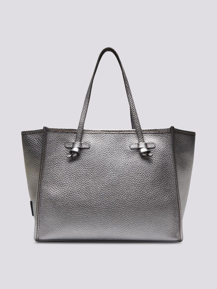 Shopping Marcella in pelle martellata silver BS 9330 HKG 13217 GIANNI CHIARINI 