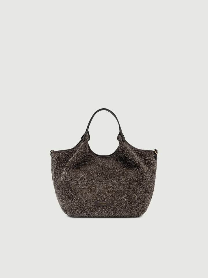 BORSA A SPALLA DUA DARK BROWN 11109 LDN-PL 31 GIANNI CHIARINI 
