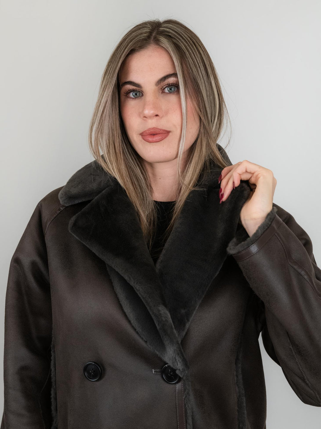 Ecomontone reversibile TESTA MORO B345CAMO 38 ANDREA MORANDO 