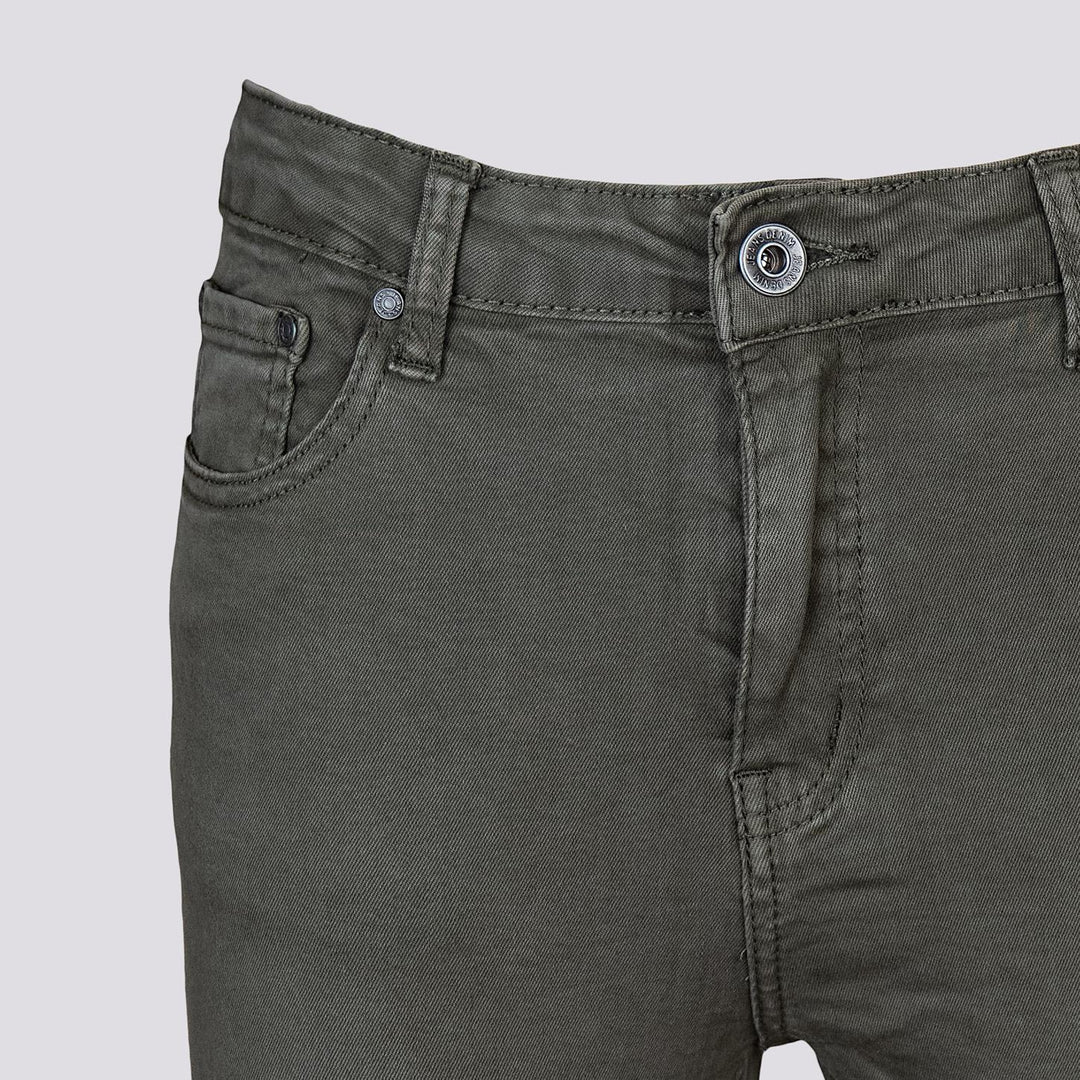 PANTALONE 5 TASCHE SFRANGIATO panna 6826/26 SALVIA ANDREA MORANDO 