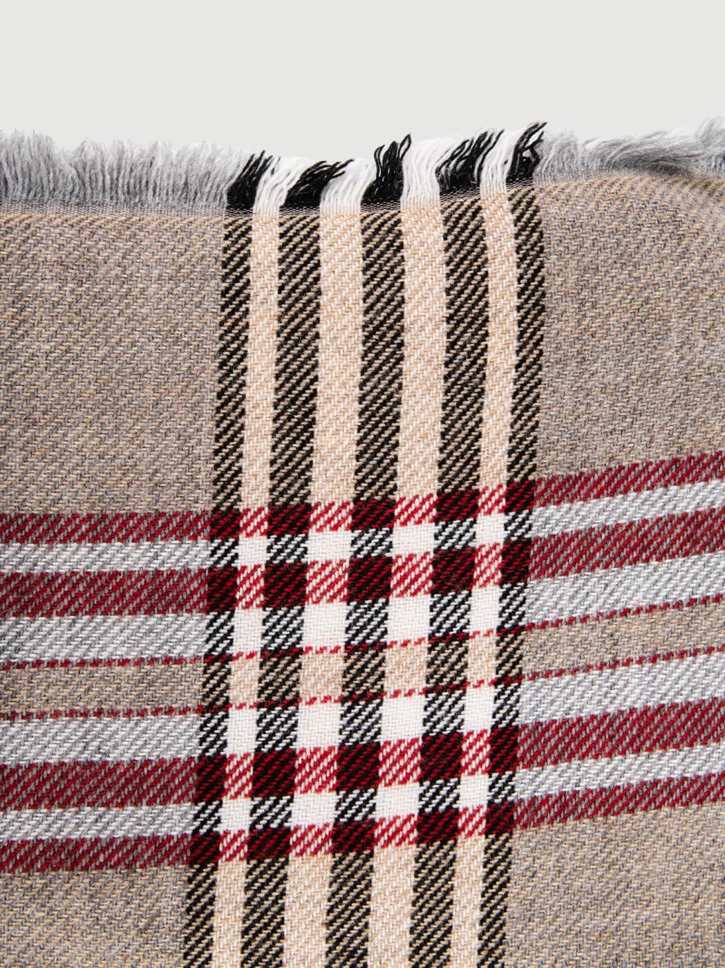 SCIARPA MOTIVO CHECK CAMMELLO SI2912 CAMMELLO ANDREA MORANDO 