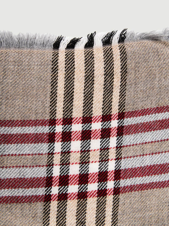 SCIARPA MOTIVO CHECK CAMMELLO SI2912 CAMMELLO ANDREA MORANDO 