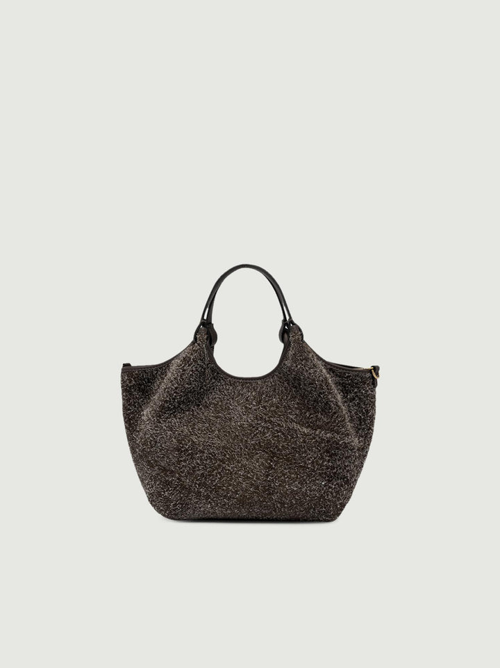 BORSA A SPALLA DUA DARK BROWN 11109 LDN-PL 31 GIANNI CHIARINI 