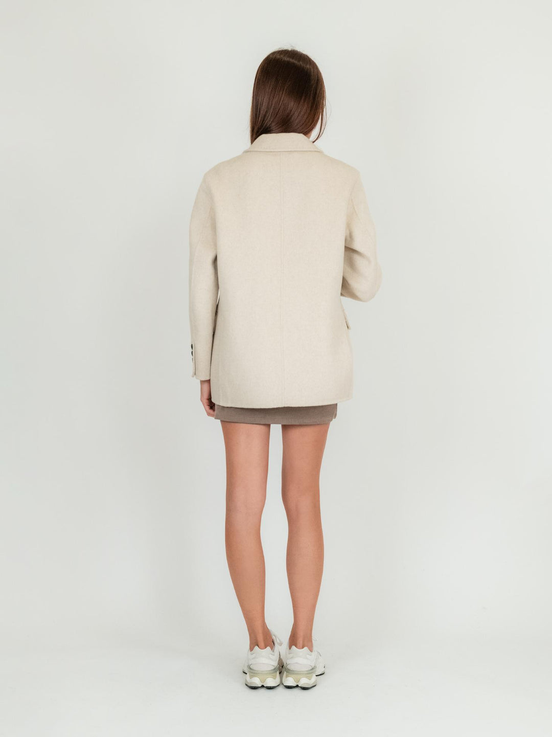 BLAZER MONOPETTO BEIGE KIM BEIGE ANDREA MORANDO 
