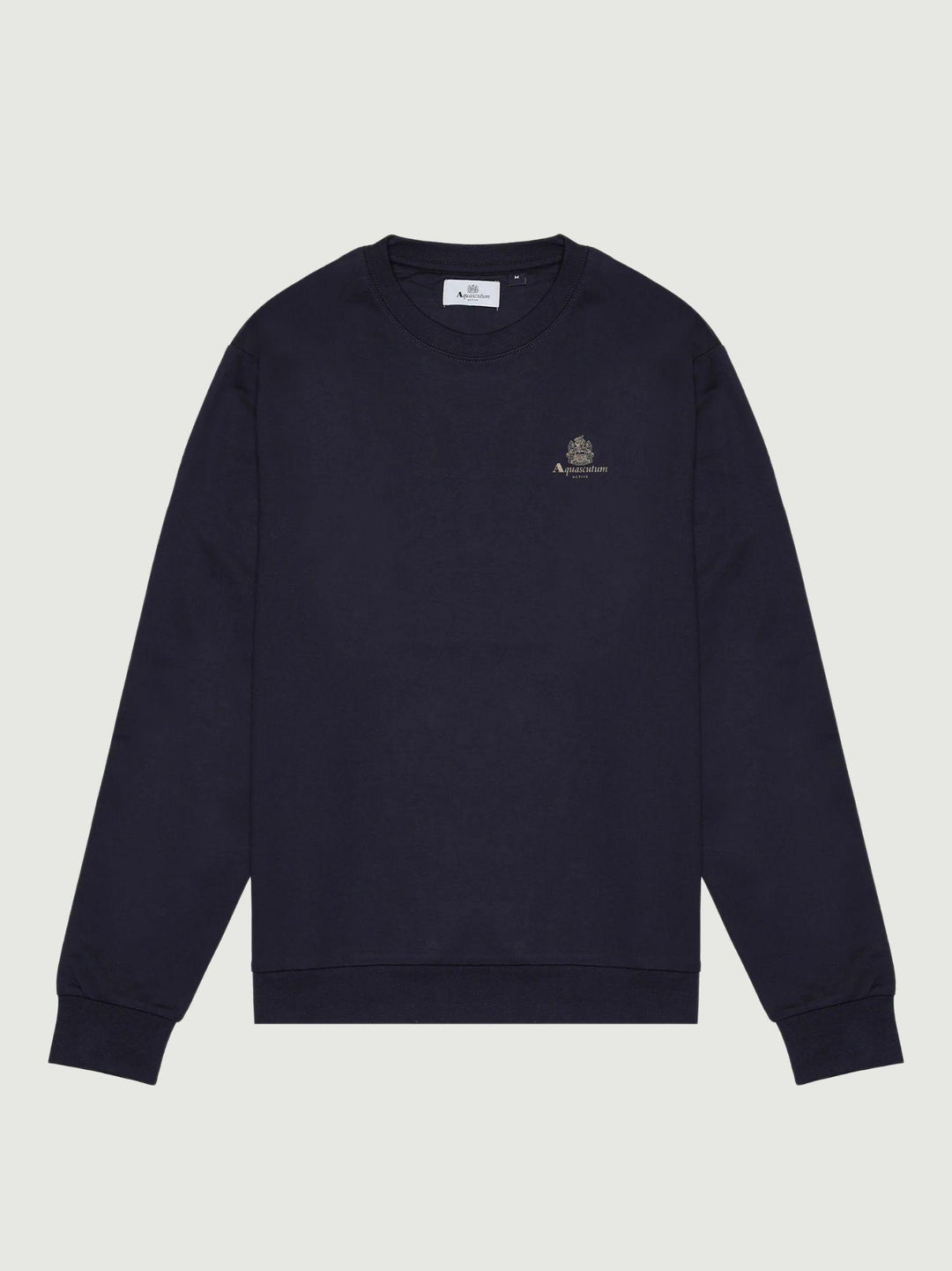 Felpa girocollo blu navy