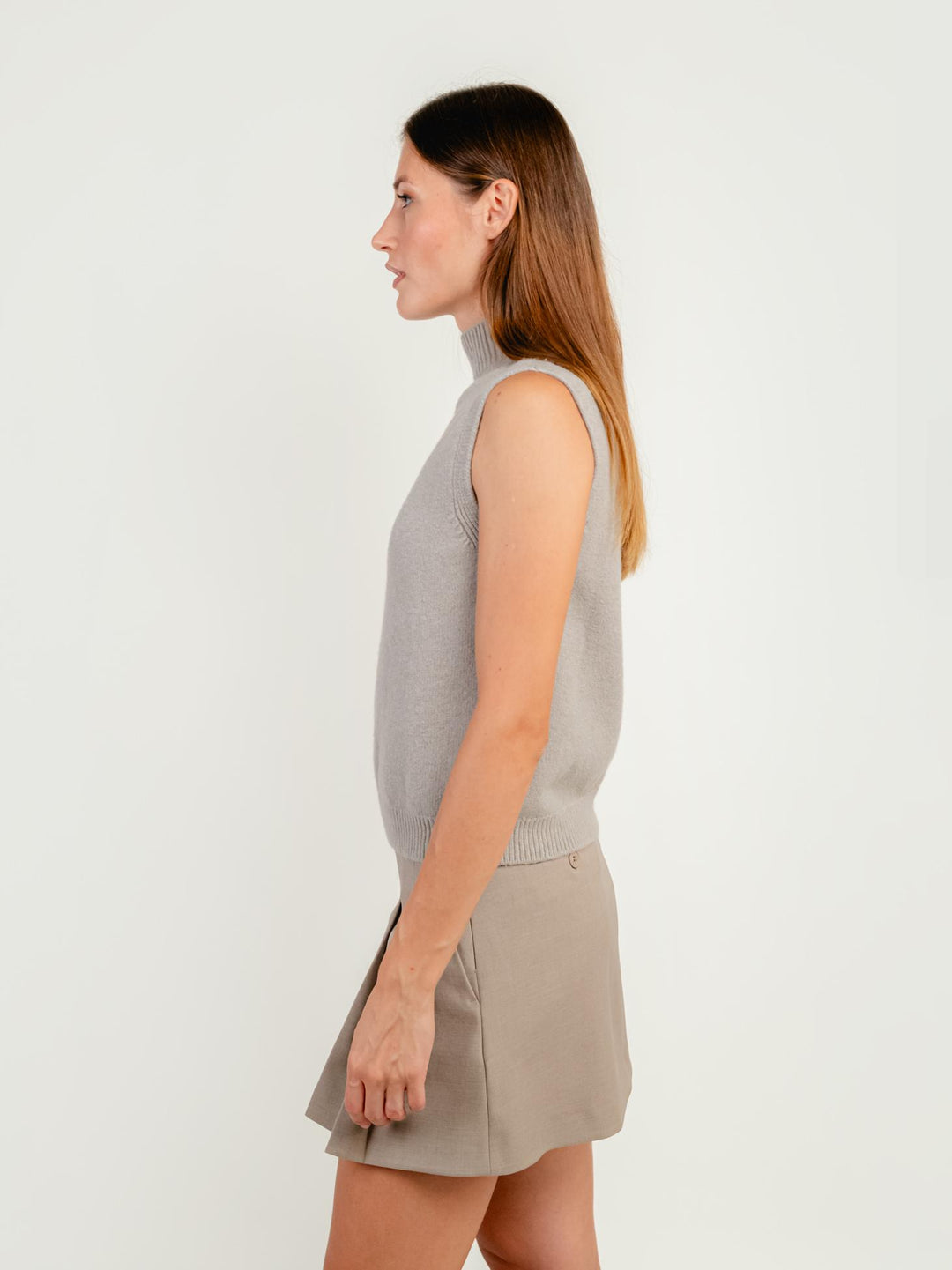 GILET LUPETTO TORTORA 0370236 0447 ANDREA MORANDO 