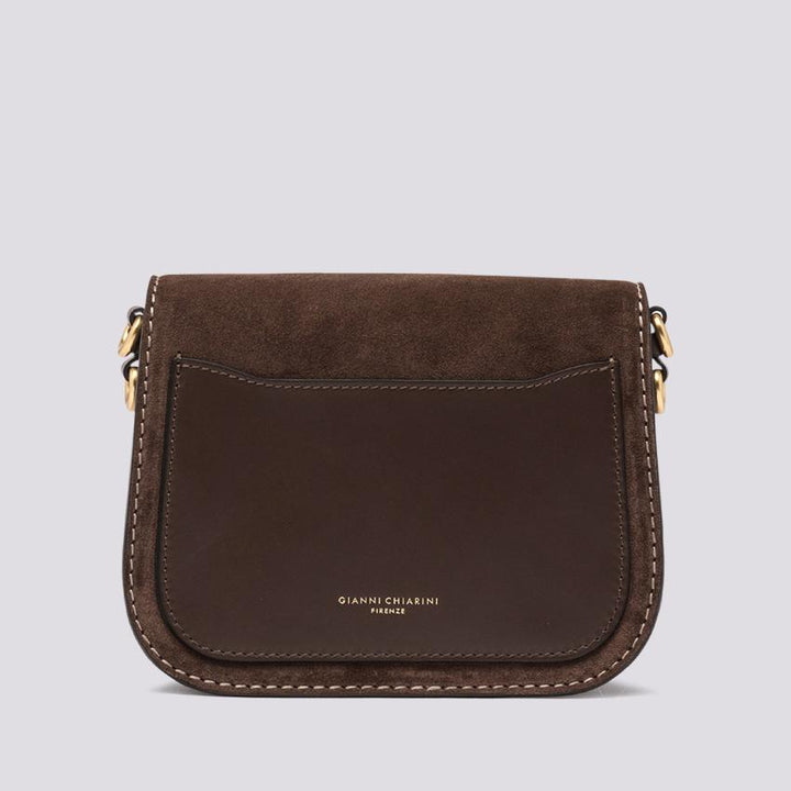 BORSA tracolla Meg In suede testa moro BS 9015 CM-PLMCP 166 GIANNI CHIARINI 