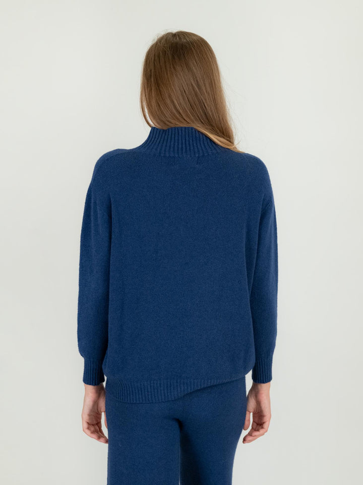 LUPETTO IN MAGLIA BLU 0570/138 1073 BIMOR 